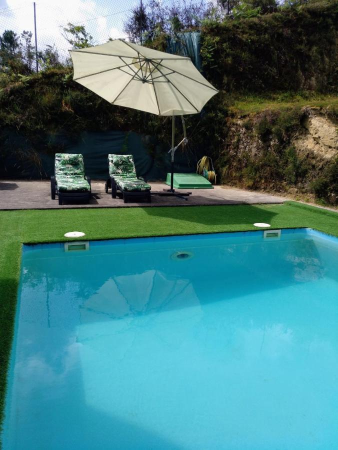 산티아고데콤포스텔라 Casa Rocha Velha Con Terraza Y Piscina Particular 아파트 외부 사진