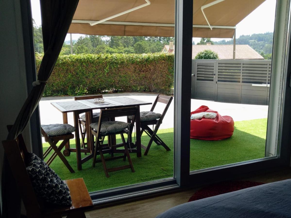 산티아고데콤포스텔라 Casa Rocha Velha Con Terraza Y Piscina Particular 아파트 외부 사진